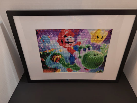 Mario Diamond Art